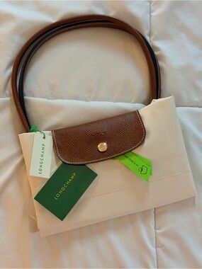Longchamp Le Pliage Large Tote Bag – Cream